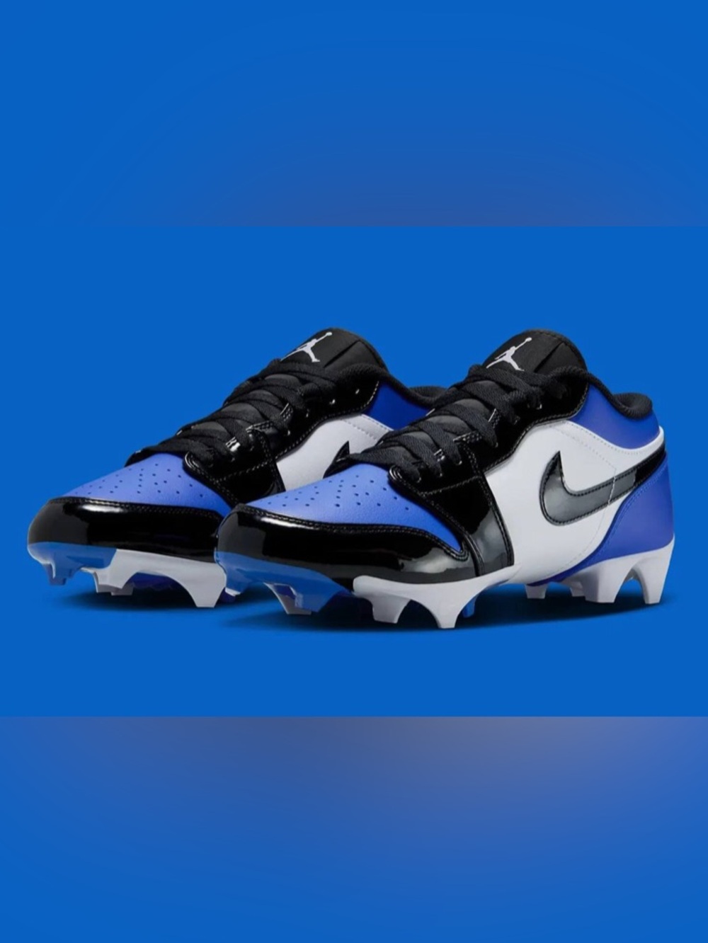 Jordan 1 Low TD “Royal Toe” Football Cleat Size 13